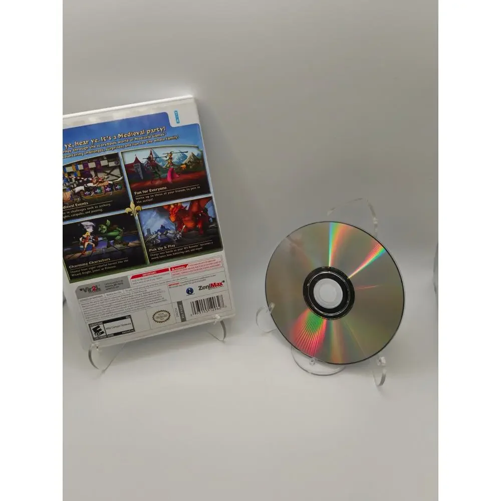 Medieval Games Nintendo Wii Case and Disc Tested Working